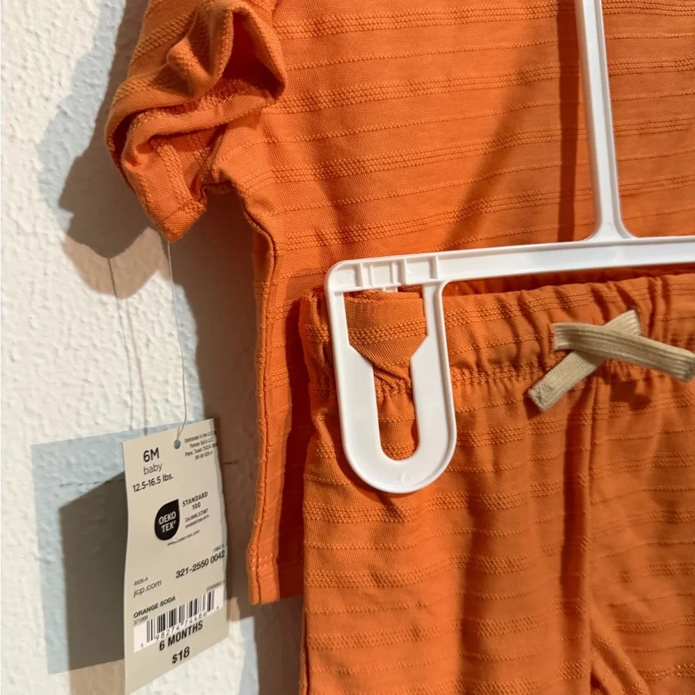 Okie Dokie Orange Kids Matching Set
